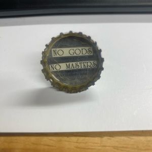 Ring, Unisex NO GODS NO MASTERS